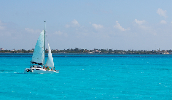 Cancun sailboat